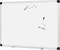 Amazon Basics Magnetic Whiteboard/Dry Erase Board, 36 x 48-Inch, Aluminum Frame, Silver/White