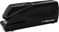 EcoElectronix Portable Automatic Electric Stapler - 30 Sheet Capacity, Quiet Operation, Jam-Free and Easy Reload - AC Adapter/Battery Powered, (Black)