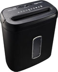 Amazon Basics 8-Sheet Cross-Cut Paper Shredder and Credit Card Shredder - Black