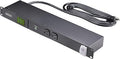 StarTech.com 12-Outlet Horizontal Rack Mount Metered PDU, 1U Server Power Strip w/Surge Protector, 8ft/2.4m Power Cable, TAA