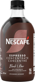 NESCAFE Espresso Black, Coffee Concentrate, Add to Ice & Cold Water for Americanos or Milk for Lattes, Can Also Be Used Hot, Rich Smooth & Bold Flavour, Recyclable, Contains Caffeine, 0.5 L