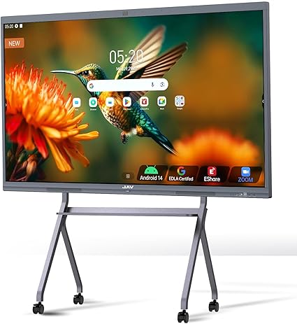JAV Smart Board 55" Smartboard Interactive Whiteboard for Office, Digital Interactive White Board Electronic Smartboards for Classroom (Wall Mount Included)