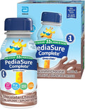 Pediasure Complete Reduced Sugar, 33% Less Sugar, Nutritional Supplement, 4 X 235 ml, Chocolate, 940 ml. Multi-colored