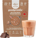 Good Protein Vegan Plant-based Protein Powder 100% Natural, Non-GMO, Dairy-free, Gluten-free, Soy-free, No Added Sugar and Nothing Artificial. Chocolate Fudge All-in-One Shake 440 grams