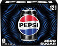 Pepsi Zero Sugar cola, 355 mL Cans, 12 Pack