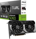 ASUS Dual GeForce RTX™ 5060 8GB GDDR7 OC Edition (PCIe 5.0, 8GB GDDR7, DLSS 4, HDMI 2.1b, DisplayPort 2.1b, 2.5-Slot Design, Axial-tech Fan Design, 0dB Technology, and More)