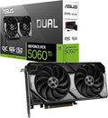 ASUS Dual GeForce RTX 5060 Ti 16GB GDDR7 OC Edition (PCIe 5.0, 16GB GDDR7, DLSS 4, HDMI 2.1b, DisplayPort 2.1b, 2.5-Slot Design, Axial-tech Fan Design, 0dB Technology, and More)
